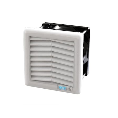 Saginaw Control & Engineering Filter Fan. 120V AC, 13/15 CFM SCE-N12FA33LG